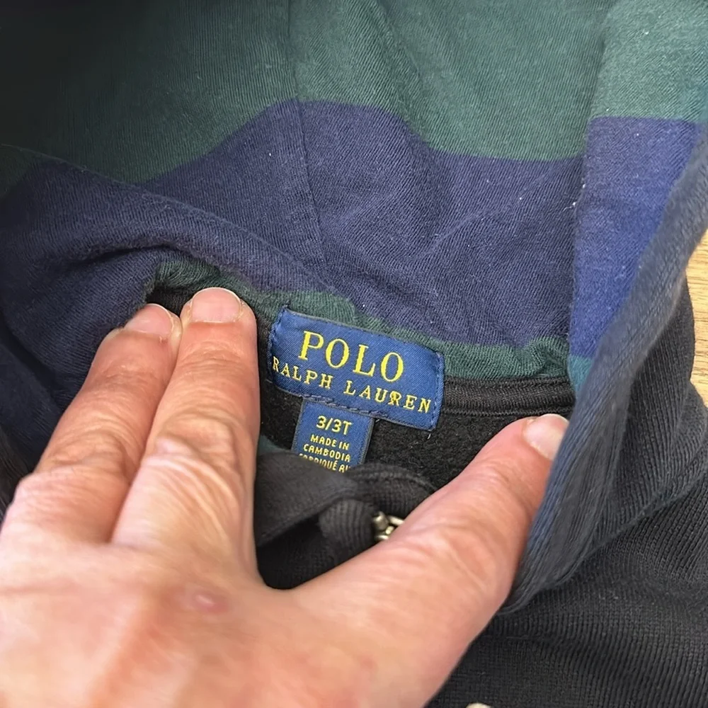 POLO RALPH LAUREN zip up hoodie